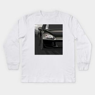 Honda S2000 AP2 Rolling - Berlina Black Kids Long Sleeve T-Shirt